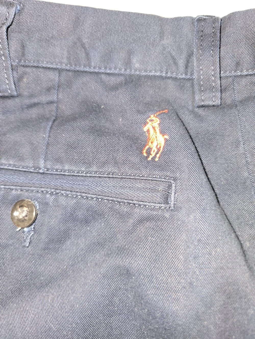 34W×34L - Polo by Ralph Lauren Navy Pants with Red Pony. (GREAT CONDITION)